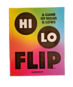 Hi Lo Flip - Ein Spiel der Höhen & Tiefen Gamewright Alter 8+ komplett/neuwertig - Bild 1 von 3
