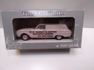 MODIFIED TRAX FORD FALCON XK PANEL VAN WITH MC CASKET AND COFFIN MANUFACTERES - Picture 1 of 1