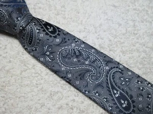 CORBATA AZUL BLANCO PAISLEY 2,75 PULGADAS POLIÉSTER BURTON - Imagen 1 de 5
