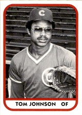 1981 Quad City Cubs TCMA #13 Tom Johnson St Croix Virgin Islands Baseball Card