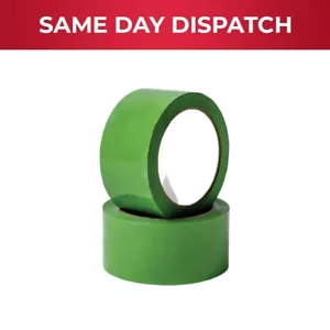 Grünes Paket Verpackungsklebeband stark selbstklebend für sicheren Versand 48 mm x 66 m - Bild 1 von 10