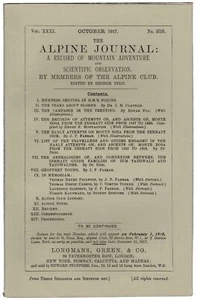 A series of articles on early attempts on Monte Rosa in the Alpine Journal - Imagen 1 de 1