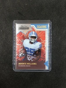 RARA CARTA ROOKIE!! JAVONTE WILLIAMS - 2021 WILD CARD ALLUMINATION - SMASHING - Foto 1 di 2
