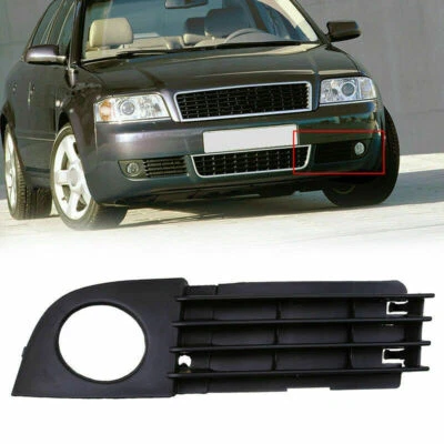 Left Side Front Bumper Fog Light Grille Trim Cover For AUDI A6 C5 2002-2005 - Image 1 of 4