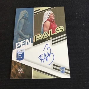 2023 Donruss Elite WWE B-Fab Pen Pals Auto #PL-BFB Smack Down - Picture 1 of 2
