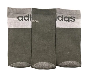 Adidas Herren gepolsterte Crew Socken Aeroready schwarz grau, Schuhgröße 6-12, 3 Paar - Bild 1 von 4