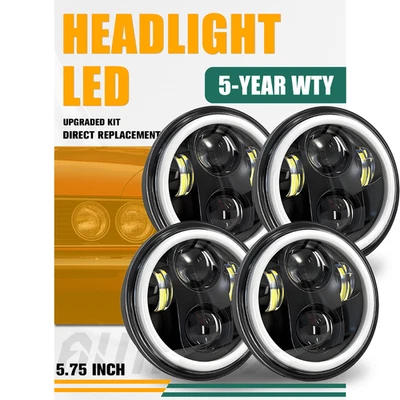 Faros LED Hi/Lo de 5,75" 5-3/4" para Ford Ranchero Gran Torino 1965-1976 Foto 1 de 4