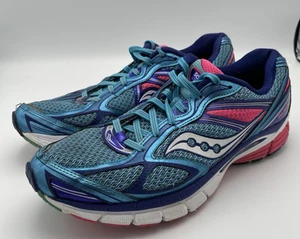 Saucony Running Sneaker Guide 7 pink/blau Power Grid Sohle 10227-3 DAMENGRÖSSE 11 - Bild 1 von 12