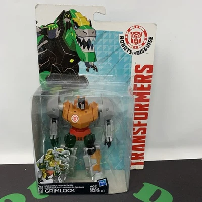 Transformers Robots In Disguise Gold Armor Grimlock Action Figure 2014 Hasbro - Image 1 of 4