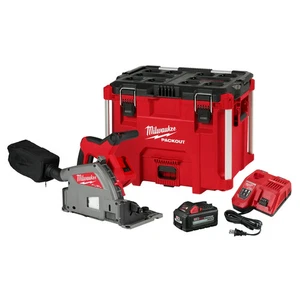 Milwaukee 2831-21 M18 FUEL 18V 6-1/2" kabelloses Li-Ion Tauchschienensäge-Set - Bild 1 von 12