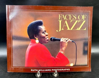 2001 Signed Faces of Jazz Ruth Williams ~ Photographs PB 1st ed Foto 1 de 4