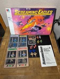 Milton Bradley 1987 Screaming Eagles Board Game 100% Complete  - Picture 1 of 5