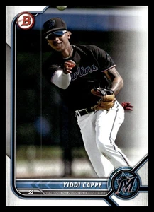2022 Bowman Draft #BD-96 Yiddi Cappe Miami Marlins Baseballkarte - Bild 1 von 2