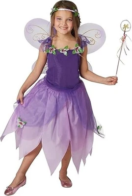 Rubie's Official Plum Pixie  Fairytale Fairy Book Week Kids Fancy Dress Outfit L - Image 1 of 2