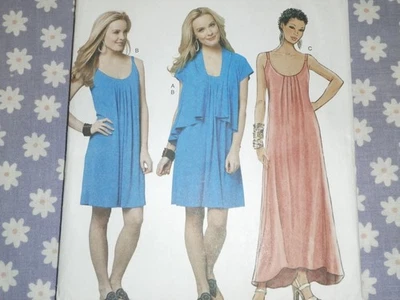 BUTTERICK 5643 MISSES LOOSE FIT JACKET & DRESS IN 2 LENGTHS PATTERN-UNCUT-6-14 - Image 1 of 4