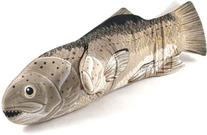 BOSTON WAREHOUSE TRADING CORP. Boston Warehouse Decorative Salmon Oven Mitt