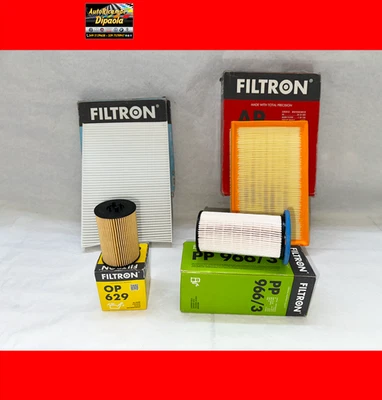 KIT TAGLIANDO 4 FILTRI AUDI A3 Q3 VOLKSWAGEN GOLF 7 VII TIGUAN T-ROC 1.6 2.0 TDI - Immagine 1 di 2