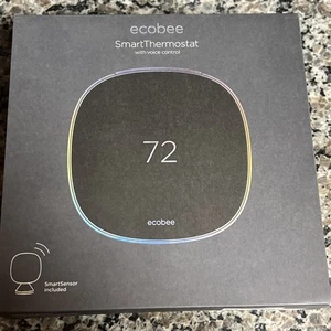 New ecobee smart thermostat Smart Thermostat Black EB-STATE5-01 - Picture 1 of 6