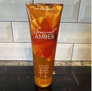 Bath and Body Works SENSUAL AMBER ULTRA SHEA KÖRPERCREME 8oz nicht mehr produziert NEU - Bild 1 von 2