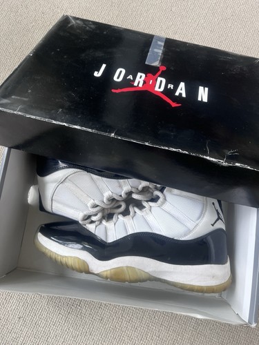 Nike Air Jordan 11 Retro Uomo Concord Taglia Uk9 Con Scatola Originale