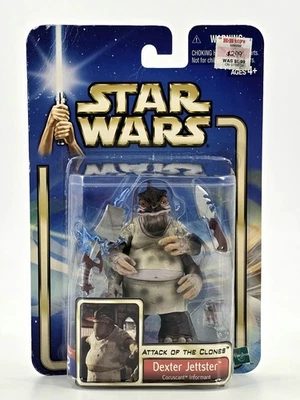 Boneco Star Wars Attack Of The Clones DEXTER JETTSTER Coruscant Informant 2001 - Imagem 1 de 4