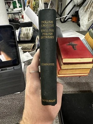 1916 HANDY POLISH- ENGLISH AND ENGLISH -POLISH DICTIONARY McKAY FOR IMMIGRANTS - Image 1 of 4