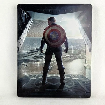 Captain America The Winter Soldier Blu-ray Steelbook Ltd Edition Marvel All Regs - image 1 of 4