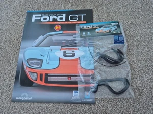 1/8 SCALE DEAGOSTINI BUILD YOUR OWN THE FORD GT40 CAR ISSUE PART 81 + MAGAZINE - Picture 1 of 3