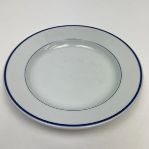 Apilco Porcelain France Tradition Blue Band Soup Bowl 9” Free Ship - Picture 1 of 7