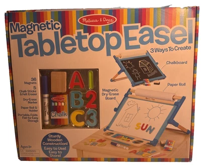 Caballete de mesa magnético de doble cara Melissa & Doug para niñas y niños de 3+ años Foto 1 de 3