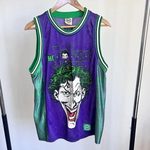 Vintage DC Comics Originals The JOKER Jersey Top Shirt Basketball Men’s Small - Picture 1 of 7