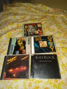 5 CD Rock LOT David Bowie Ozzy Bob Seager Eddie Money Kid Rock Heavy Metal Rock - Picture 1 of 4