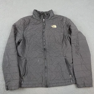 North Face Jacket Womens Large Quilted Insulated Full Zip Lightweight Outdoor - Picture 1 of 15