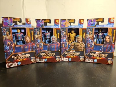 Guardians Of The Galaxy Epic Hero Series Vol 3 Groot Drax Mantis StarLord Figure - Image 1 of 4