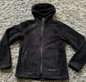 Marmot Fuzzy Full Zip schwarz KAPUZE Jacke Mantel Damen S - Bild 1 von 5
