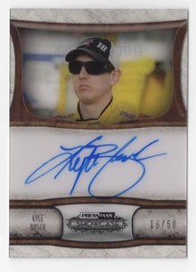 Kyle Busch 2011 Press Pass Showcase Elite Exhibit NASCAR Autograph Card Auto /50 - Picture 1 of 2