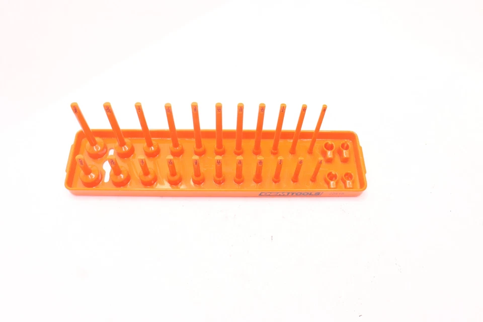 OEMTools SAE and Metric Socket Tray 1 Piece SAE 5/8" - 3/16" 22418  - Image 1 of 1