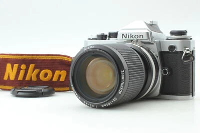 [Near MINT] Nikon FE Film Camera + Ai-s 35-105mm f/3.5-4.5 Zoom Lens From JAPAN - Image 1 of 4