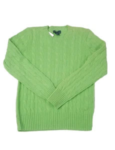 Polo Ralph Lauren Girl's Cashmere, Crew neck, Long sleeve, Solid Color, L(12-14) - Picture 1 of 4
