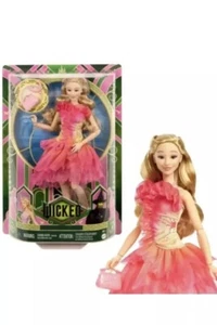 Bambola alla moda Mattel Wicked Movie Glinda da collezione URL MISPRINT wicked.com ## - Foto 1 di 1