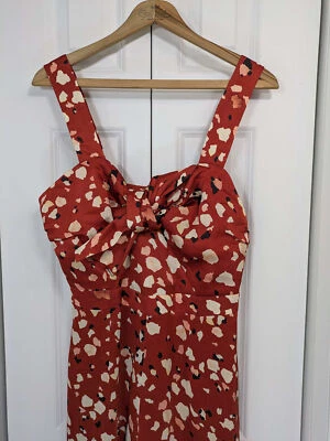 adelyn rae 全新带标签女式小号连身裤红色 — 第 1/4 张图片