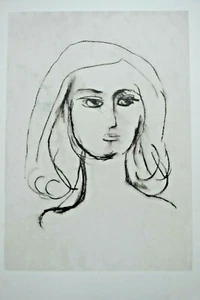 Roger Hilton (1911 - 1975) Estate Stamped Serigraph. Female Portrait - Picture 1 of 2