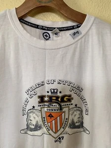 LRG Lifted Research Files Of Styles Group 47 Men's White T-Shirt Size L - Picture 1 of 8