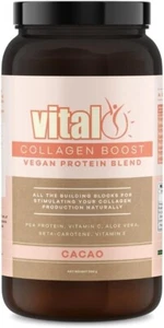 Vital Collagen Boost Vegan Protein Blend Cacao 500GM - Picture 1 of 14