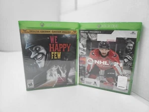 2 NEW MINT GAMES WE HAPPY FEW Deluxe Edition & NHL 21 2021 for XBOX ONE SEALED - Picture 1 of 10