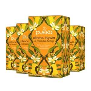 PUKKA Bio zitrone, ingwer & manuka-honig 4er Pack - Bild 1 von 1