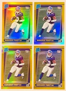 (4) Kadarius Toney 2021 Panini Donruss Gold Press Proof Rated Rookie NM Lot #264 - Bild 1 von 2