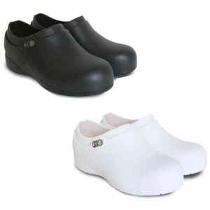 STICO Unisex Zapatos Antideslizantes con Toecap Chef Zapatos Zueco Zapatos de Seguridad NEC-10A - Imagen 1 de 7