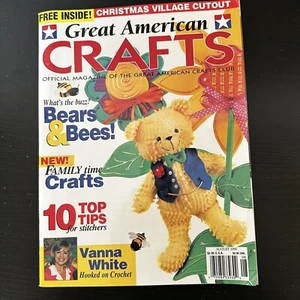 Tolles American Crafts Magazin Weihnachtsdorf Ausschnitte August 1999 Teddybär - Bild 1 von 10