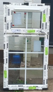 Upvc Window White Double Glazed 600 mm x 1145 mm - Picture 1 of 17